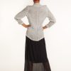 1.negro-falda de seda italiana copia