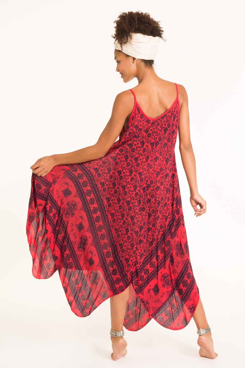 13-rojo y azul-b-vestido asimétrico tirantes estampado