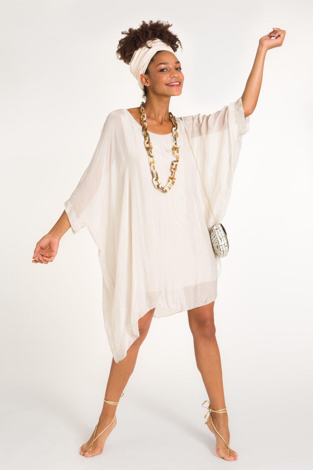 7-champagne-a-vestido-blusa seda italiana