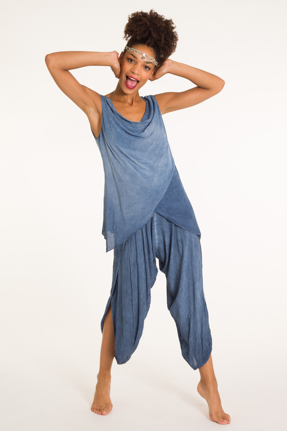 9-azul lavado-a-blusa escote drapeado con caida
