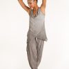 9-gris-a-blusa escote drapeado con caida
