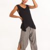 9-negro-a-blusa escote drapeado con caida