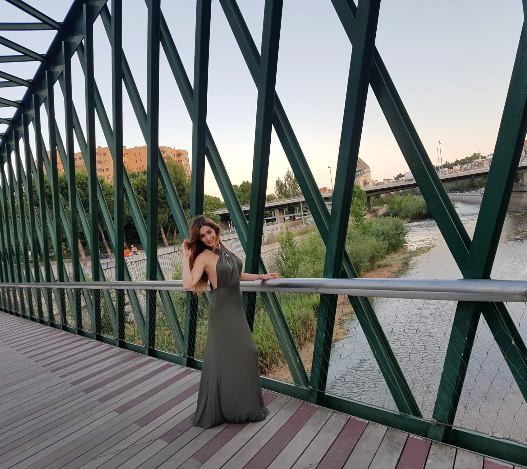 vestido verde