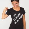 Camiseta Mujer Negra Feminista, Soy la Mujer de mi vida