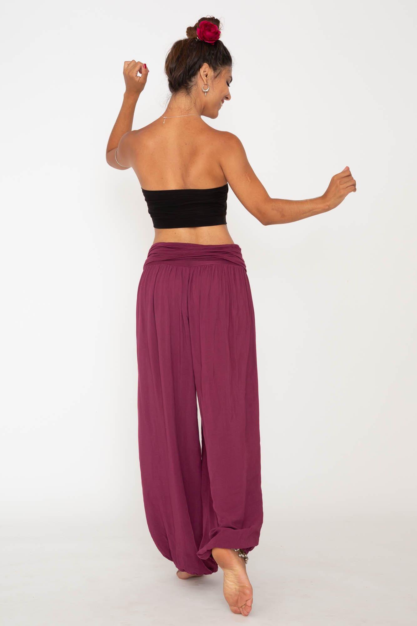 Pantalon Bombacho color vino, ropa Ibicenca, Hippie Pantalon Bombacho color vino, ropa Ibicenca, Hippie