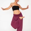 Pantalon Bombacho color vino, ropa Ibicenca, Hippie Pantalon Bombacho color vino, ropa Ibicenca, Hippie